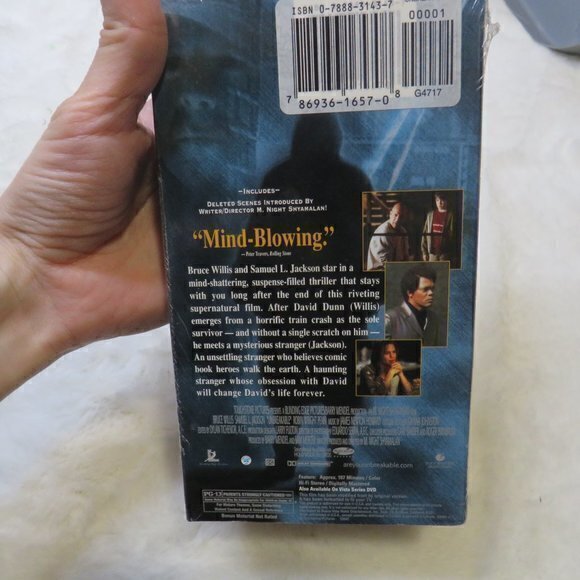 Unbreakable VHS sealed Bruce Willis‎ - Picture 5 of 5